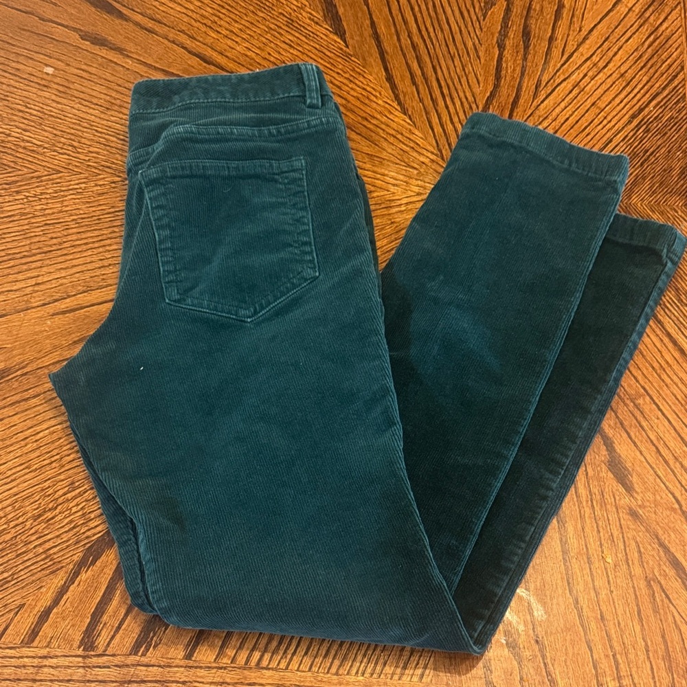 Lands' End Forest Green Corduroy Pants